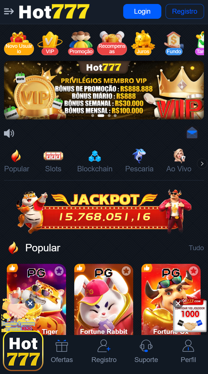 Bônus hot777.com